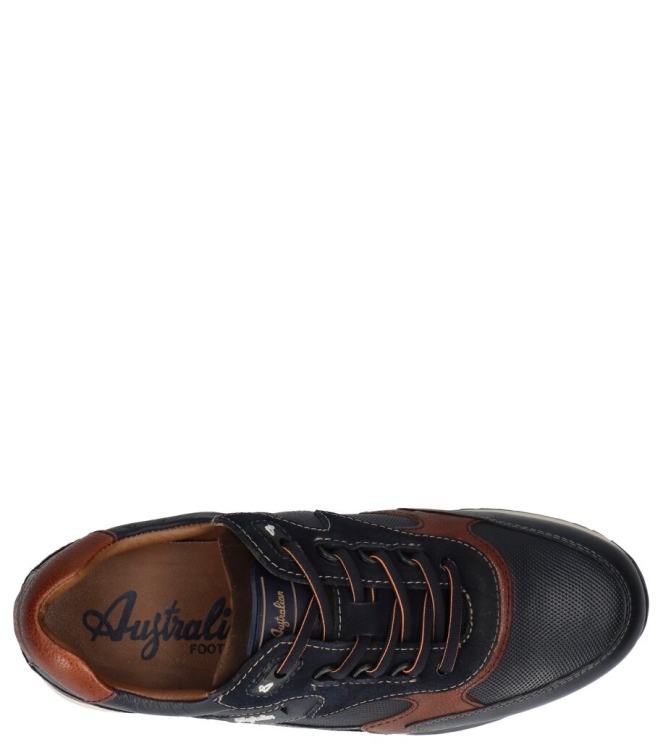 Australian Australian sneaker <span>15.1667.01 S32 Bakersville</span> Blue cognac Australian sneaker <span>15.1667.01 S32 Bakersville</span> 15.1667.01 S32 Bakersville blauw - www.bremmerschoenen.live - Bremmer Schoenen