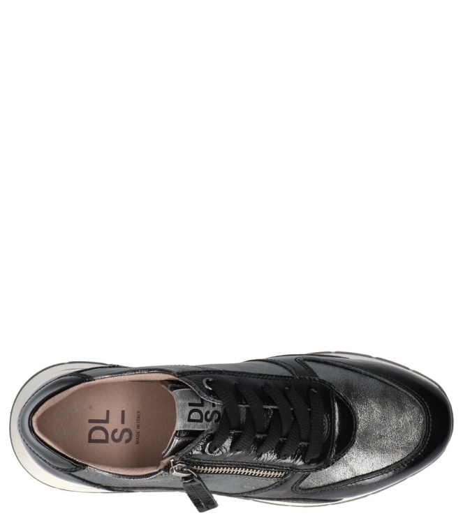 DL-Sport DL-sport sneaker <span>6337 Versione 03</span> Cayenne Nero/ Dubai peltro DL-sport sneaker <span>6337 Versione 03</span> 6337 Versione 03 zwart - www.bremmerschoenen.live - Bremmer Schoenen