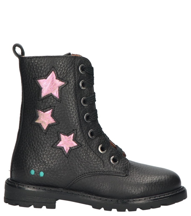 Bunnies JR BunniesJR veterboot <span>224864 589 Hailee Happy</span> 589 Black BunniesJR veterboot <span>224864 589 Hailee Happy</span> 224864 589 Hailee Happy zwart - www.bremmerschoenen.live - Bremmer Schoenen