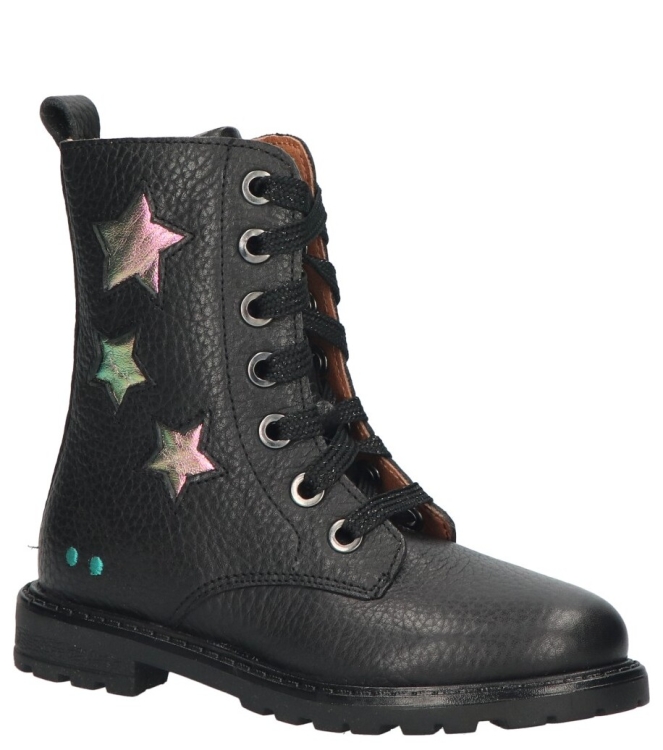 Bunnies JR BunniesJR veterboot <span>224864 589 Hailee Happy</span> 589 Black BunniesJR veterboot <span>224864 589 Hailee Happy</span> 224864 589 Hailee Happy zwart - www.bremmerschoenen.live - Bremmer Schoenen