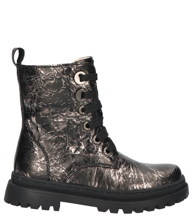 Shoesme Shoesme veterboot <span>NT24W007-J</span> Black Silver Shoesme veterboot <span>NT24W007-J</span> NT24W007-J grijs - www.bremmerschoenen.live - Bremmer Schoenen