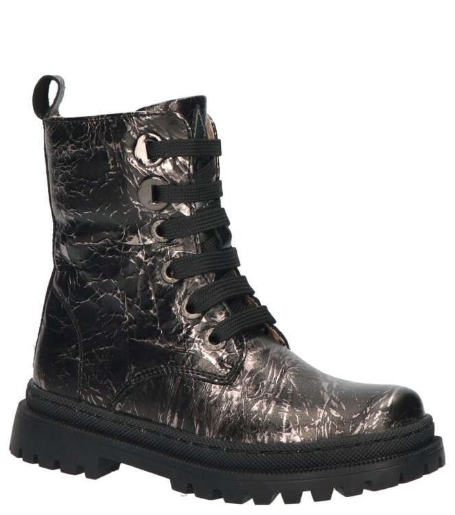 Shoesme Shoesme veterboot <span>NT24W007-J</span> Black Silver Shoesme veterboot <span>NT24W007-J</span> NT24W007-J grijs - www.bremmerschoenen.live - Bremmer Schoenen