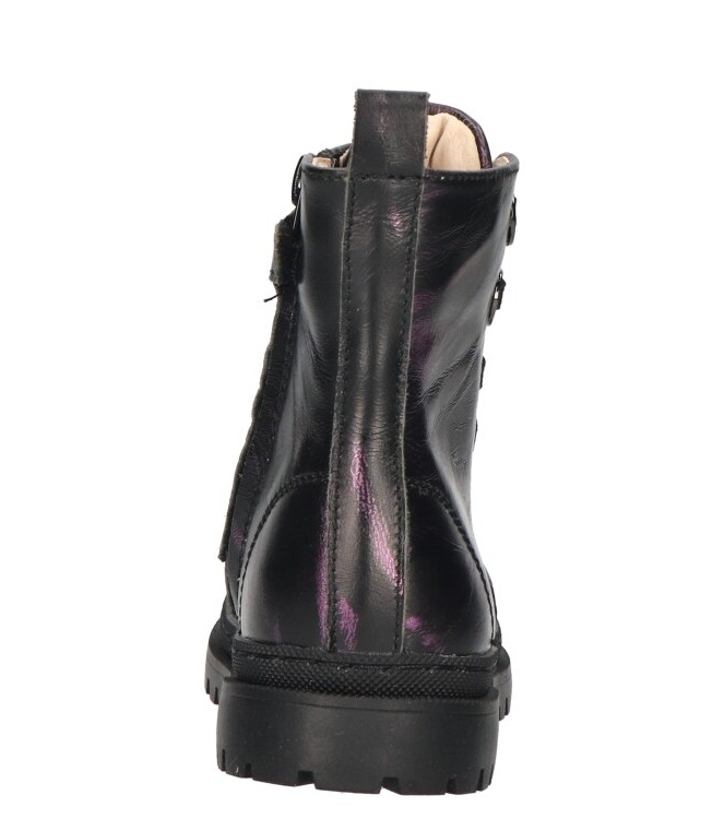 Shoesme Shoesme veterboot <span>NT24W007-F</span> Purple black Shoesme veterboot <span>NT24W007-F</span> NT24W007-F zwart - www.bremmerschoenen.live - Bremmer Schoenen