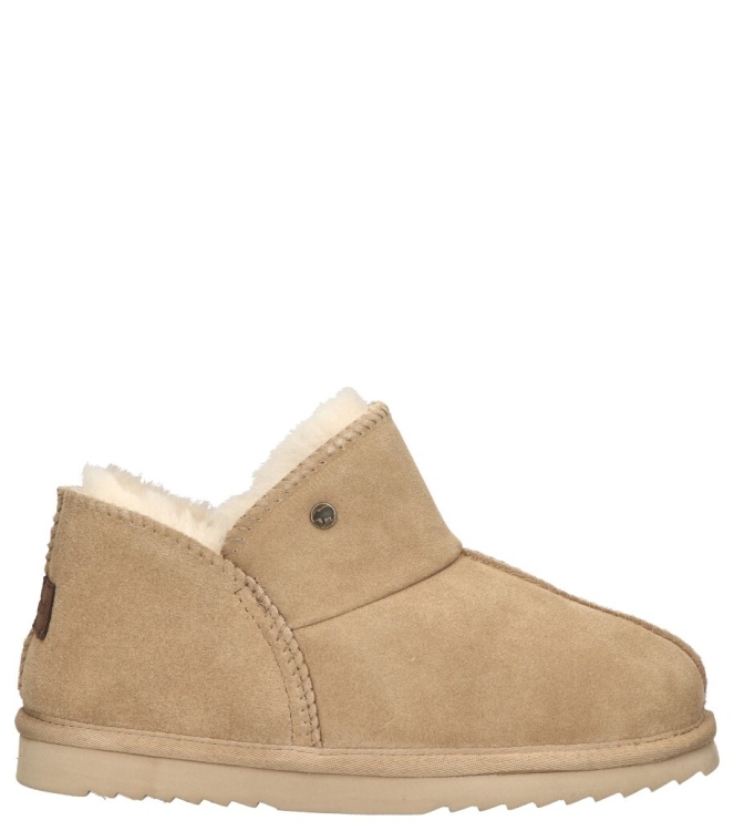 Warmbat pantoffel <span>Willow women WLW321051 Stone</span> Willow women WLW321051 Stone beige - www.bremmerschoenen.live - Bremmer Schoenen