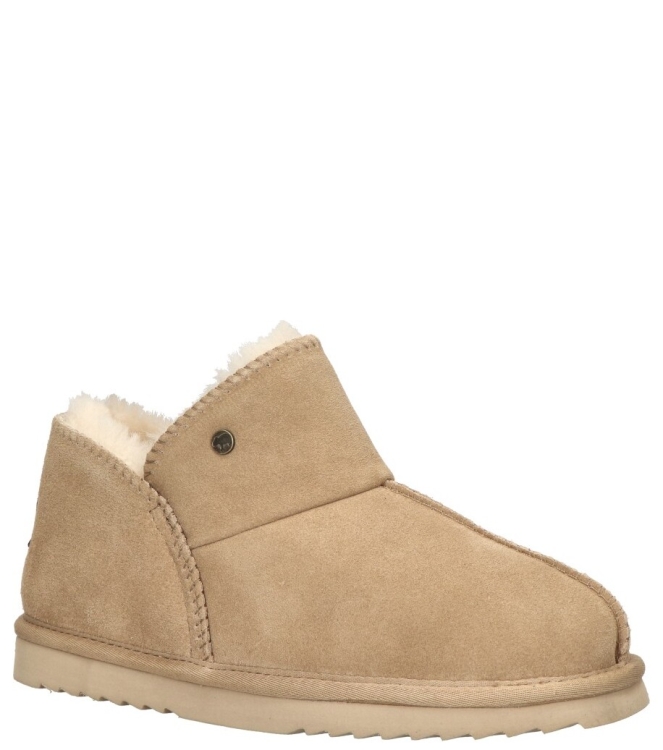 Warmbat pantoffel <span>Willow women WLW321051 Stone</span> Willow women WLW321051 Stone beige - www.bremmerschoenen.live - Bremmer Schoenen