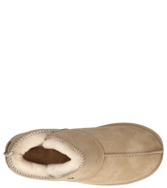 Warmbat pantoffel <span>Willow women WLW321051 Stone</span> Willow women WLW321051 Stone beige - www.bremmerschoenen.live - Bremmer Schoenen