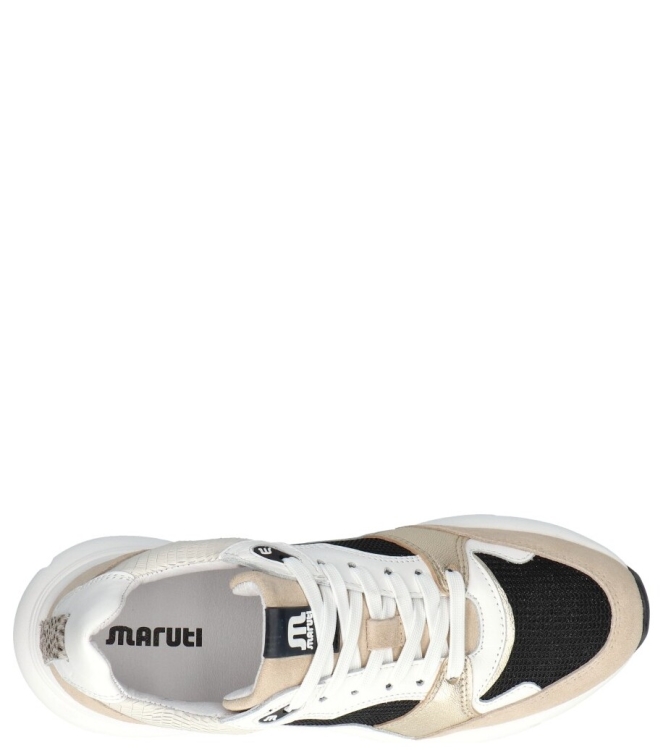 Maruti Maruti sneaker <span>66.1776.02 U42 Raven</span> U42 beige black white Maruti sneaker <span>66.1776.02 U42 Raven</span> 66.1776.02 U42 Raven meerkleurig - www.bremmerschoenen.live - Bremmer Schoenen
