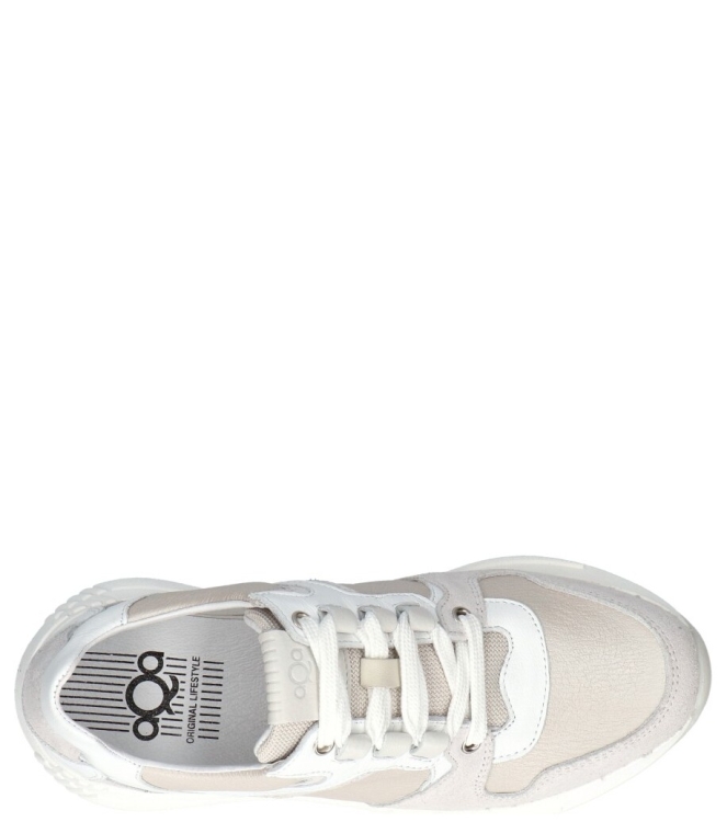 Aqa Aqa sneaker <span>A8725 A47A11</span> A47A11 velour puri velv. opti whit Aqa sneaker <span>A8725 A47A11</span> A8725 A47A11 beige - www.bremmerschoenen.live - Bremmer Schoenen