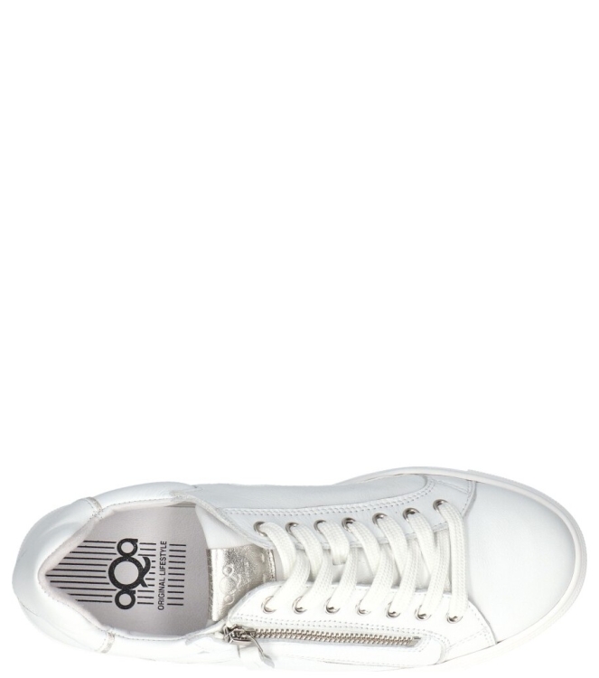 Aqa Aqa sneaker <span>A8697 A11B47</span> A11B47 velv. optic white laminchamp Aqa sneaker <span>A8697 A11B47</span> A8697 A11B47 wit - www.bremmerschoenen.live - Bremmer Schoenen