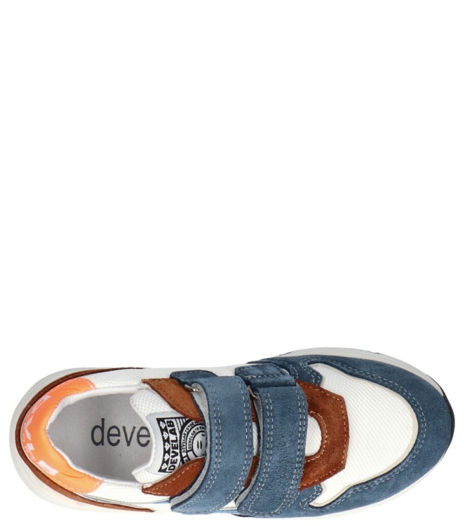 Develab Develab klittenbandschoen <span>41013 693</span> 693 Blue Combi Suede Develab klittenbandschoen <span>41013 693</span> 41013 693 blauw - www.bremmerschoenen.live - Bremmer Schoenen