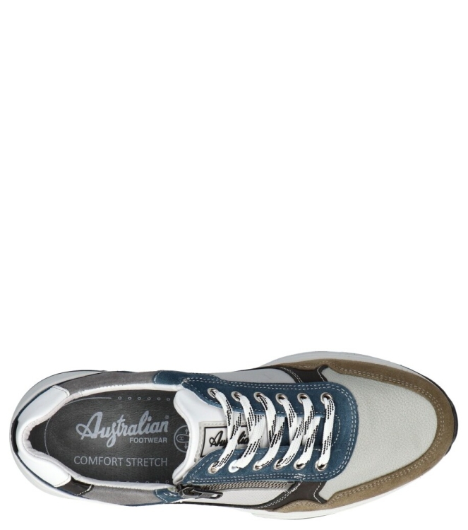 Australian Australian sneaker <span>15.1646.04 PKX Connery width H</span> PKX grey blue green Australian sneaker <span>15.1646.04 PKX Connery width H</span> 15.1646.04 PKX Connery width H groen - www.bremmerschoenen.live - Bremmer Schoenen