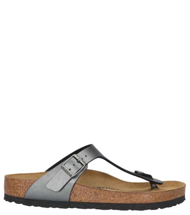 Birkenstock Birkenstock slipper <span>1021428 Gizeh</span> metallic Black Birkenstock slipper <span>1021428 Gizeh</span> 1021428 Gizeh grijs - www.bremmerschoenen.live - Bremmer Schoenen