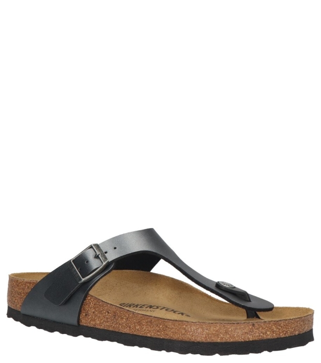 Birkenstock Birkenstock slipper <span>1021428 Gizeh</span> metallic Black Birkenstock slipper <span>1021428 Gizeh</span> 1021428 Gizeh grijs - www.bremmerschoenen.live - Bremmer Schoenen