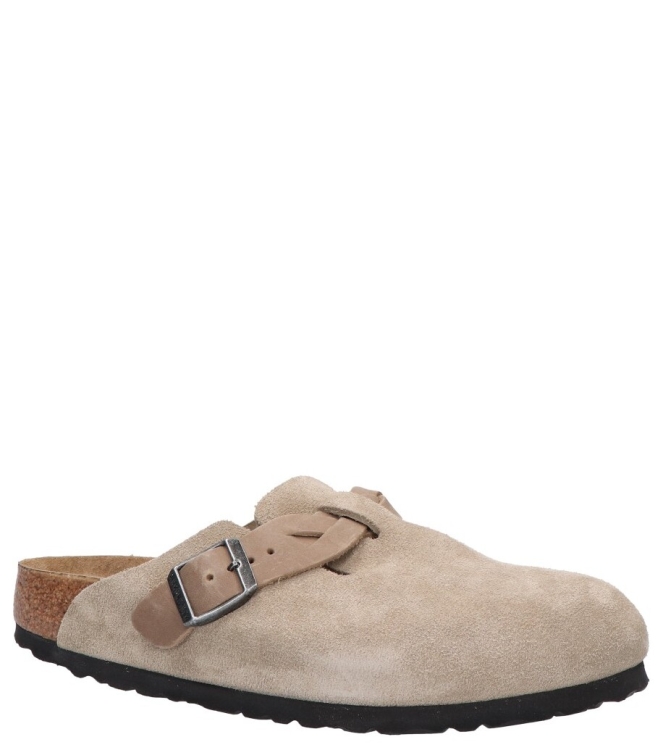 Birkenstock Birkenstock slipper <span>1026694 Boston</span> Taupe Birkenstock slipper <span>1026694 Boston</span> 1026694 Boston beige - www.bremmerschoenen.live - Bremmer Schoenen
