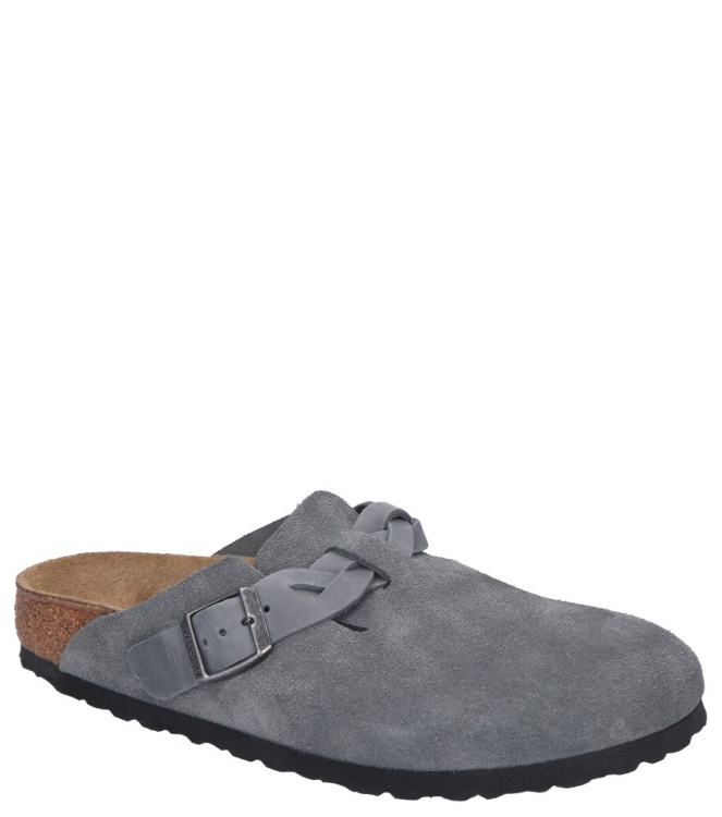 Birkenstock Birkenstock slipper <span>1029086 Boston</span> Basalt gray Birkenstock slipper <span>1029086 Boston</span> 1029086 Boston grijs - www.bremmerschoenen.live - Bremmer Schoenen