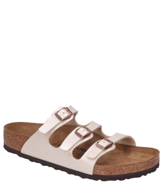 Birkenstock Birkenstock slipper <span>1029777 Florida</span> Pearl White Birkenstock slipper <span>1029777 Florida</span> 1029777 Florida beige - www.bremmerschoenen.live - Bremmer Schoenen