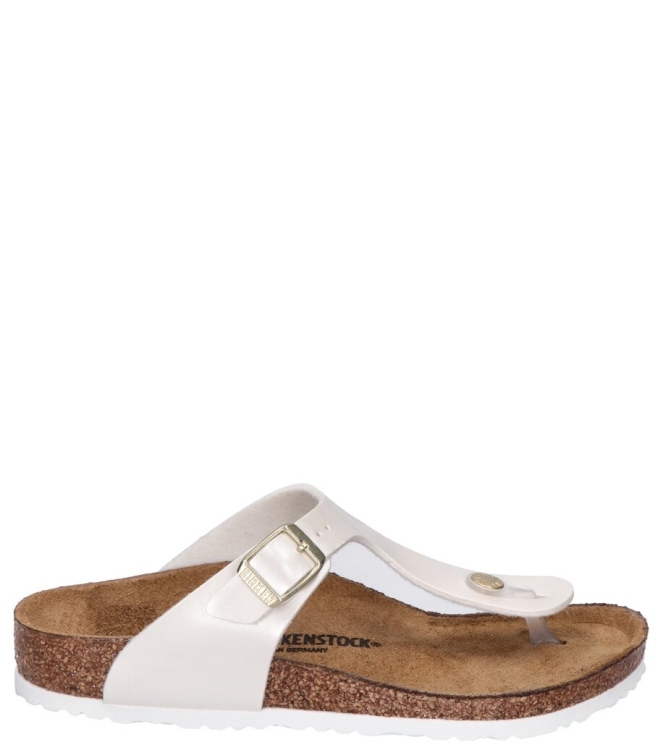 Birkenstock Birkenstock slipper <span>1029796 Gizeh</span> Electric metallic Pearl Birkenstock slipper <span>1029796 Gizeh</span> 1029796 Gizeh wit - www.bremmerschoenen.live - Bremmer Schoenen