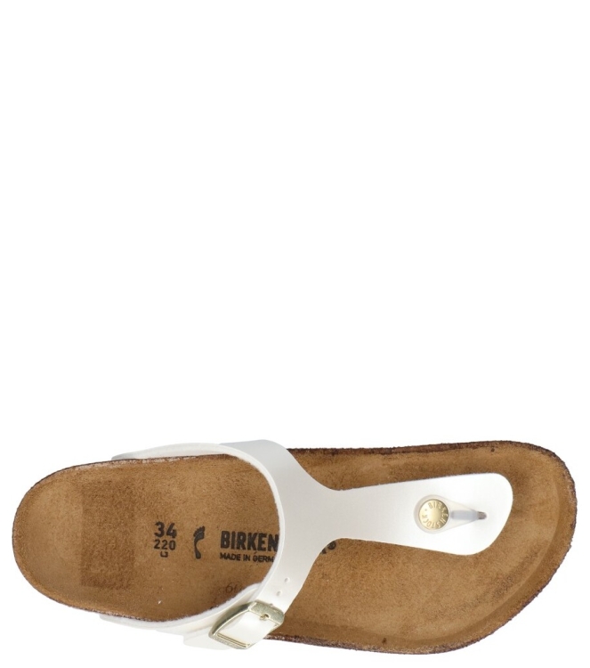 Birkenstock Birkenstock slipper <span>1029796 Gizeh</span> Electric metallic Pearl Birkenstock slipper <span>1029796 Gizeh</span> 1029796 Gizeh wit - www.bremmerschoenen.live - Bremmer Schoenen