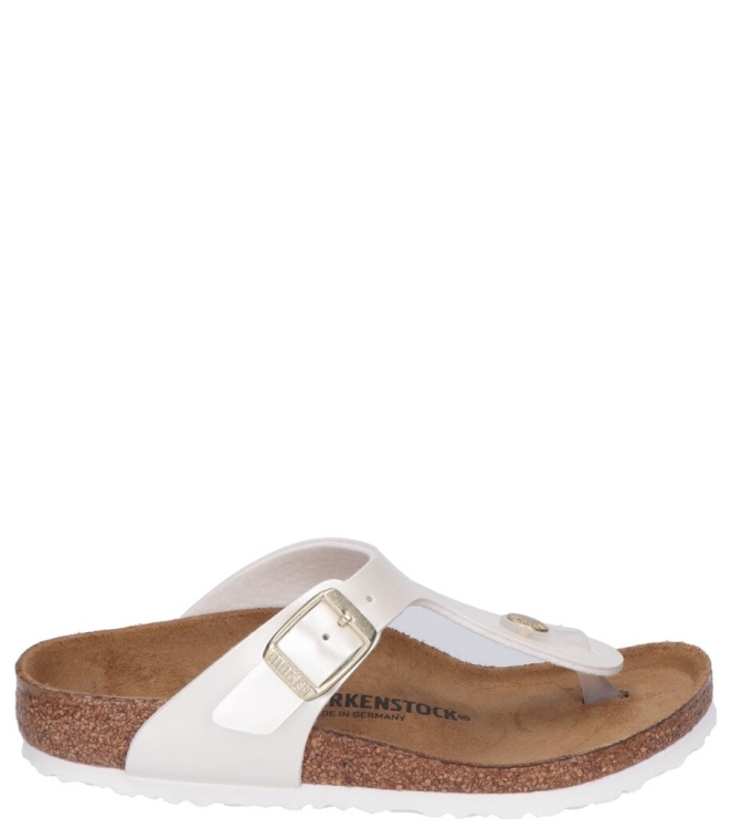 Birkenstock Birkenstock slipper <span>1029851 Gizeh</span> Electric metallic Pearl Birkenstock slipper <span>1029851 Gizeh</span> 1029851 Gizeh wit - www.bremmerschoenen.live - Bremmer Schoenen