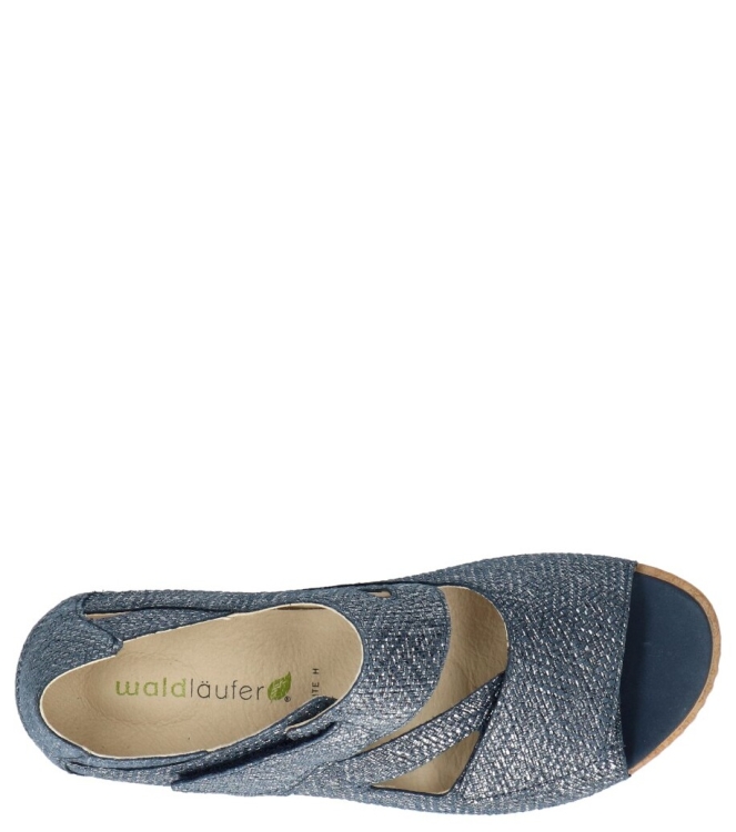 Waldlaufer sandaal <span>342025 100 217 Heliett</span> 342025 100 217 Heliett blauw - www.bremmerschoenen.live - Bremmer Schoenen