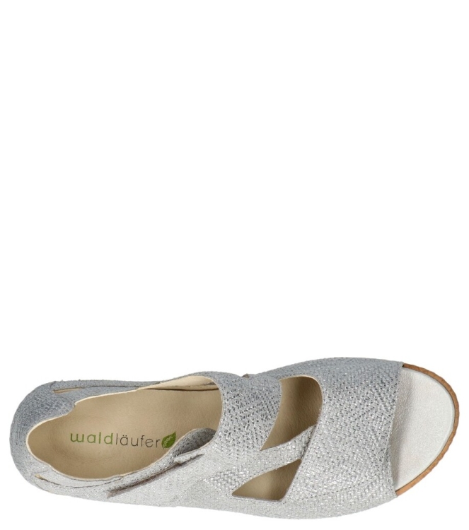 Waldlaufer sandaal <span>342025 100 211 Heliett</span> 342025 100 211 Heliett zilver - www.bremmerschoenen.live - Bremmer Schoenen