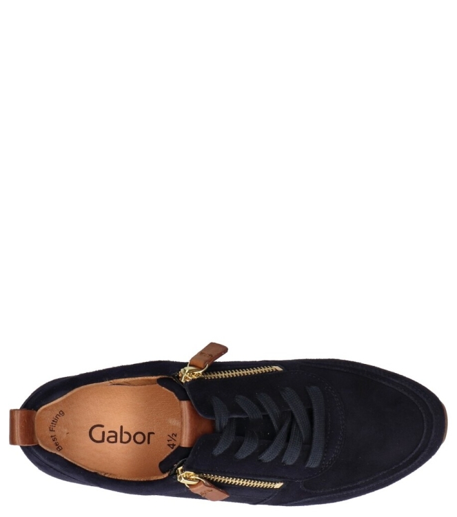 Gabor Gabor sneaker <span>63.411.16</span> 16 atlantik/camel(gold) Gabor sneaker <span>63.411.16</span> 63.411.16 blauw - www.bremmerschoenen.live - Bremmer Schoenen