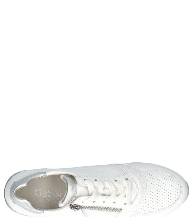 Gabor Gabor sneaker <span>66.528.50</span> 50 weiss/silber(perf) Gabor sneaker <span>66.528.50</span> 66.528.50 wit - www.bremmerschoenen.live - Bremmer Schoenen