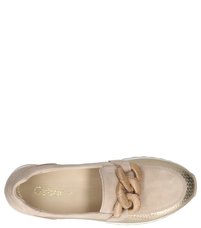 Gabor Gabor instapper <span>63.471.64</span> 64 champagner/oak Gabor instapper <span>63.471.64</span> 63.471.64 beige - www.bremmerschoenen.live - Bremmer Schoenen