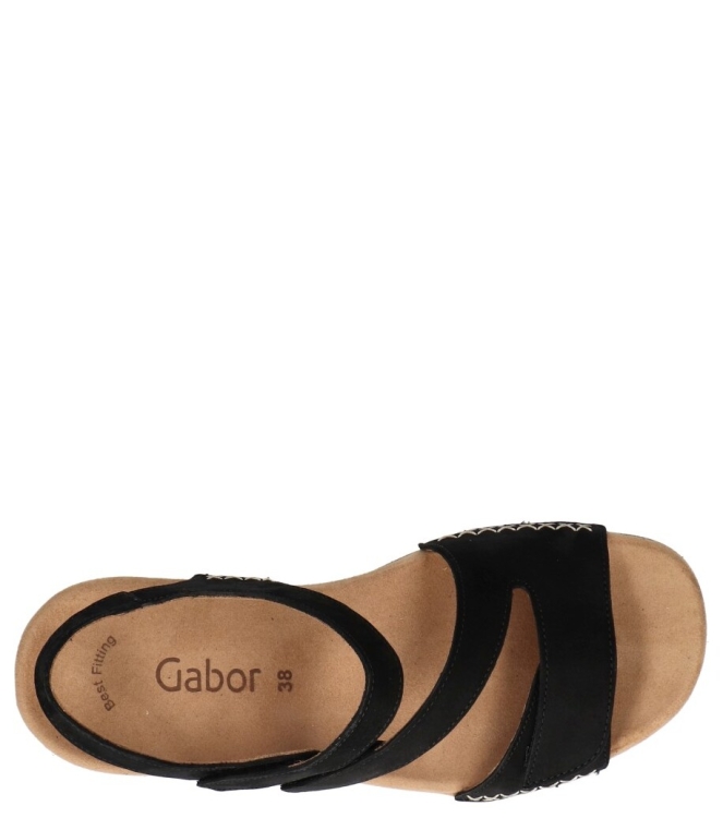 Gabor Gabor sandaal <span>63.734.17</span> 17 schwarz Gabor sandaal <span>63.734.17</span> 63.734.17 zwart - www.bremmerschoenen.live - Bremmer Schoenen