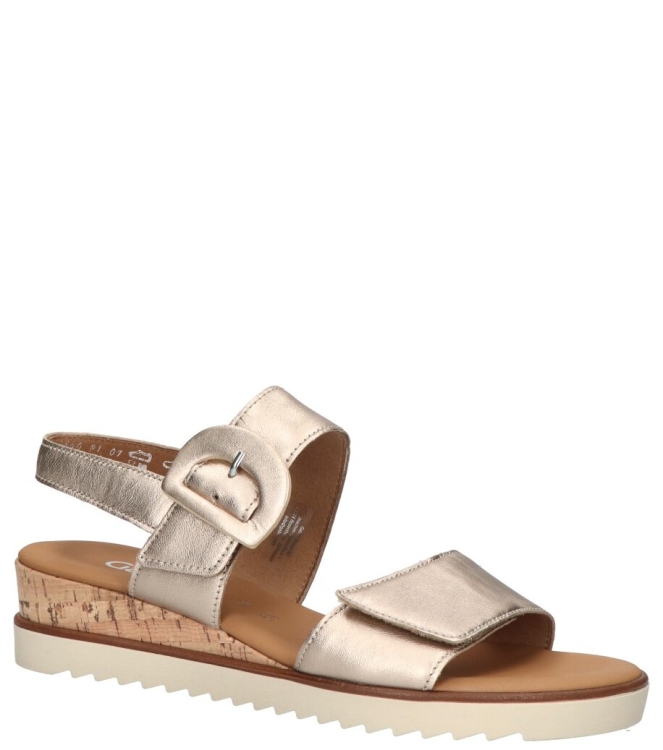 Gabor Gabor sandaal <span>62.752.83</span> 83 puder (Kork/creme) Gabor sandaal <span>62.752.83</span> 62.752.83 goud - www.bremmerschoenen.live - Bremmer Schoenen