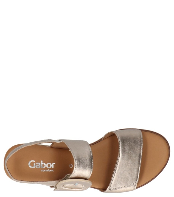 Gabor Gabor sandaal <span>62.752.83</span> 83 puder (Kork/creme) Gabor sandaal <span>62.752.83</span> 62.752.83 goud - www.bremmerschoenen.live - Bremmer Schoenen