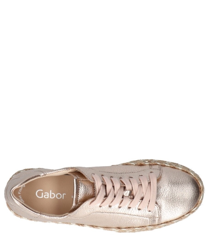 Gabor Gabor sneaker <span>63.270.62</span> 62 puder (Lurex) Gabor sneaker <span>63.270.62</span> 63.270.62 beige - www.bremmerschoenen.live - Bremmer Schoenen