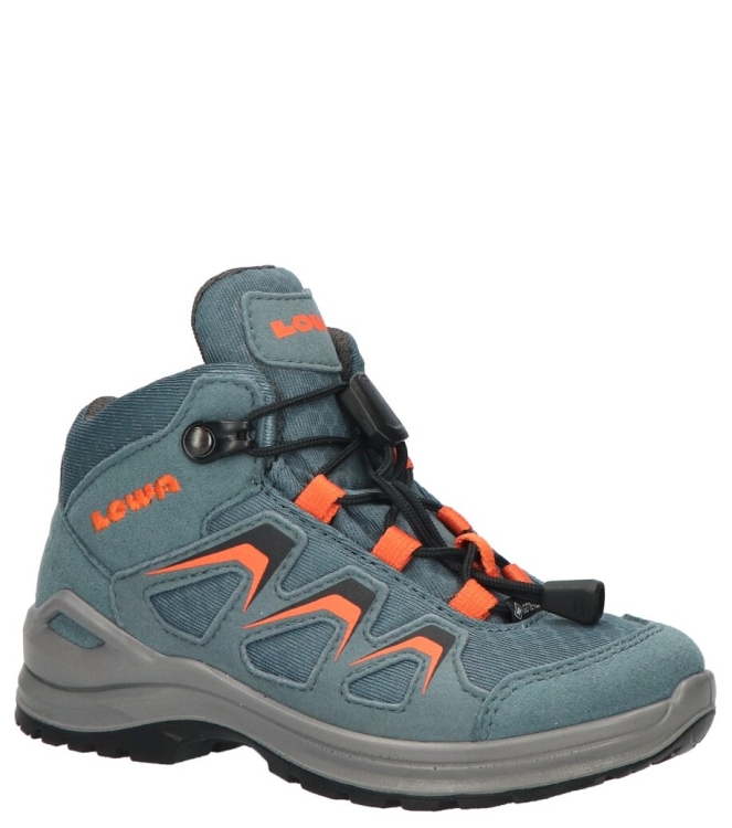 Lowa Lowa wandelschoen <span>LK641120-7553 Innox Evo GTX Qc Jr</span> 753 dark petrol/flame Lowa wandelschoen <span>LK641120-7553 Innox Evo GTX Qc Jr</span> LK641120-7553 Innox Evo GTX Qc Jr blauw - www.bremmerschoenen.live - Bremmer Schoenen