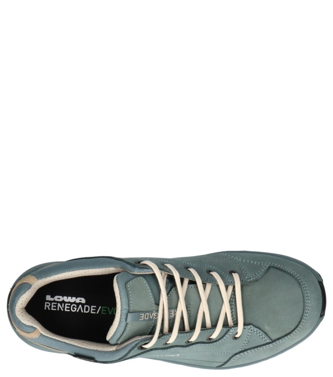 Lowa Lowa wandelschoen <span>LM321867-6032 Renegade Evo GTX Lo Ws</span> 6032 Jade/Champagne Lowa wandelschoen <span>LM321867-6032 Renegade Evo GTX Lo Ws</span> LM321867-6032 Renegade Evo GTX Lo Ws blauw - www.bremmerschoenen.live - Bremmer Schoenen