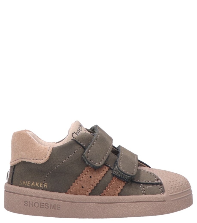 Shoesme Shoesme klittenbandschoen <span>BS24W001-B</span> dark green taupe Shoesme klittenbandschoen <span>BS24W001-B</span> BS24W001-B groen - www.bremmerschoenen.live - Bremmer Schoenen