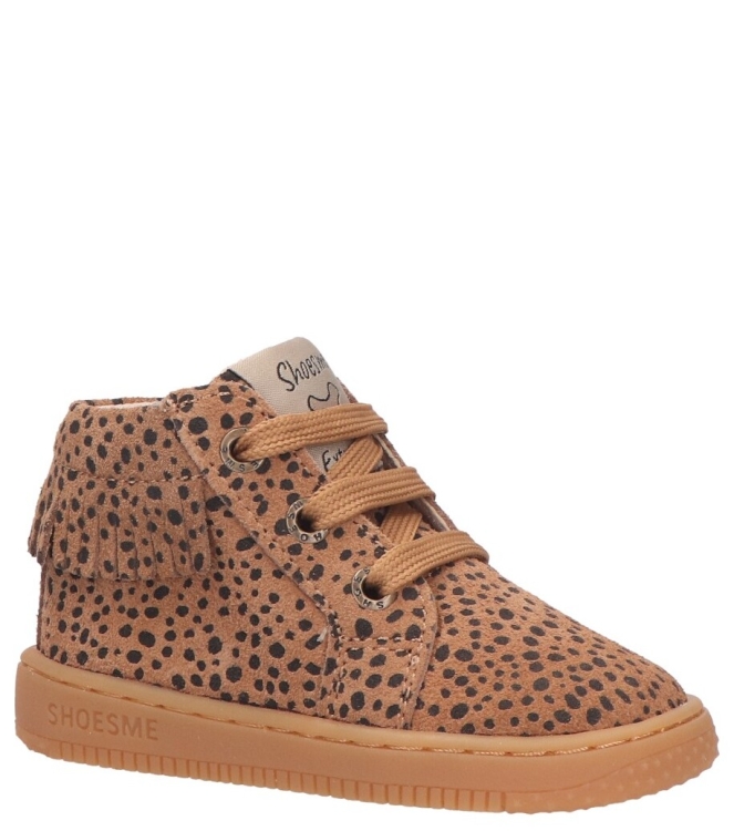 Shoesme Shoesme sneaker <span>B24W011-A</span> brown dots Shoesme sneaker <span>B24W011-A</span> B24W011-A cognac - www.bremmerschoenen.live - Bremmer Schoenen