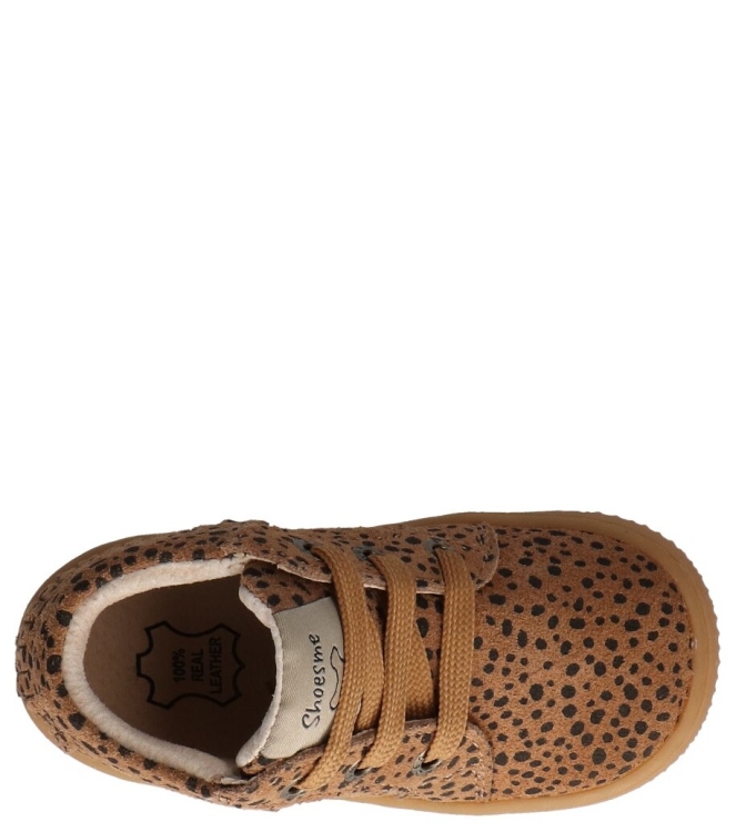 Shoesme Shoesme sneaker <span>B24W011-A</span> brown dots Shoesme sneaker <span>B24W011-A</span> B24W011-A cognac - www.bremmerschoenen.live - Bremmer Schoenen