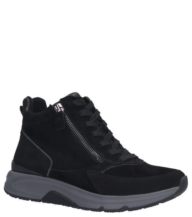 Gabor Gabor sneaker <span>76.887.37</span> 37 schw/anthr.(Micro) Gabor sneaker <span>76.887.37</span> 76.887.37 zwart - www.bremmerschoenen.live - Bremmer Schoenen