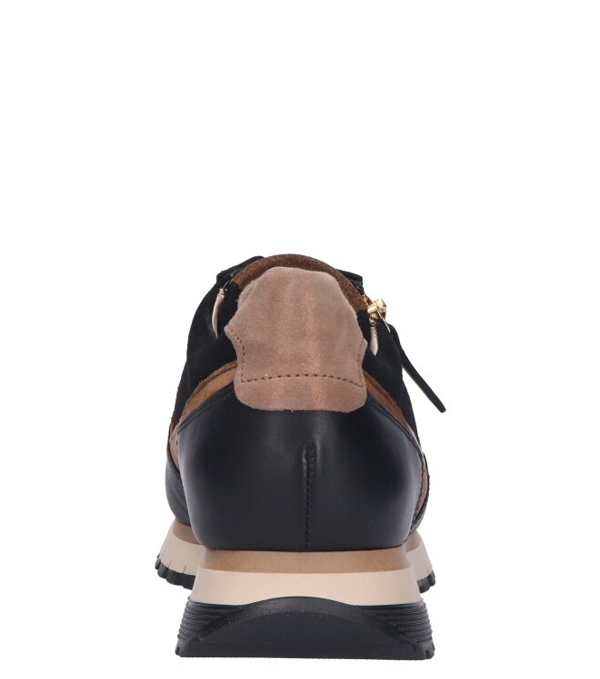 Gabor Gabor sneaker <span>76.378.67</span> 67 schw./whisky(gold) Gabor sneaker <span>76.378.67</span> 76.378.67 zwart - www.bremmerschoenen.live - Bremmer Schoenen