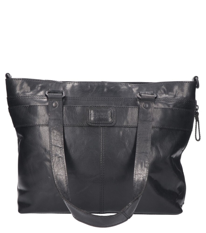 Spikes & Sparrow tas <span>58516000 Black</span> 58516000 Black zwart - www.bremmerschoenen.live - Bremmer Schoenen
