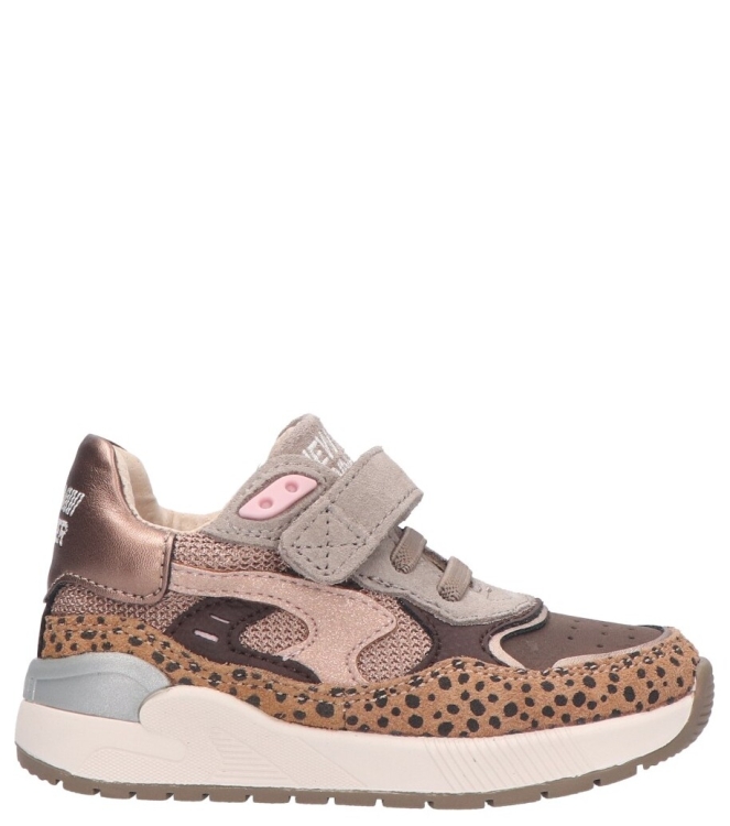 Shoesme Shoesme sneaker <span>ST24W008-D</span> Bronze Black Dots Shoesme sneaker <span>ST24W008-D</span> ST24W008-D brons - www.bremmerschoenen.live - Bremmer Schoenen