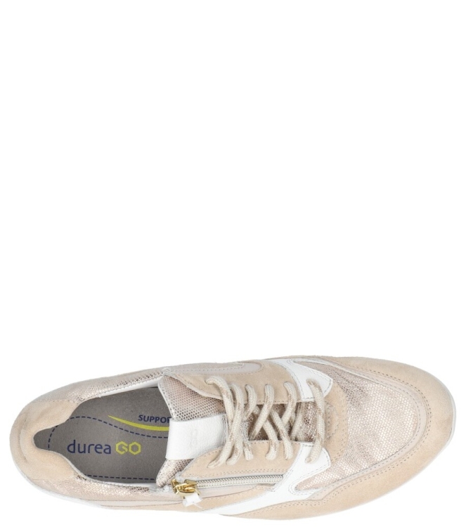 Durea Durea sneaker <span>6306 685 2146</span> 2146 L.TAUPE/AVORIO/WIT Durea sneaker <span>6306 685 2146</span> 6306 685 2146 beige - www.bremmerschoenen.live - Bremmer Schoenen