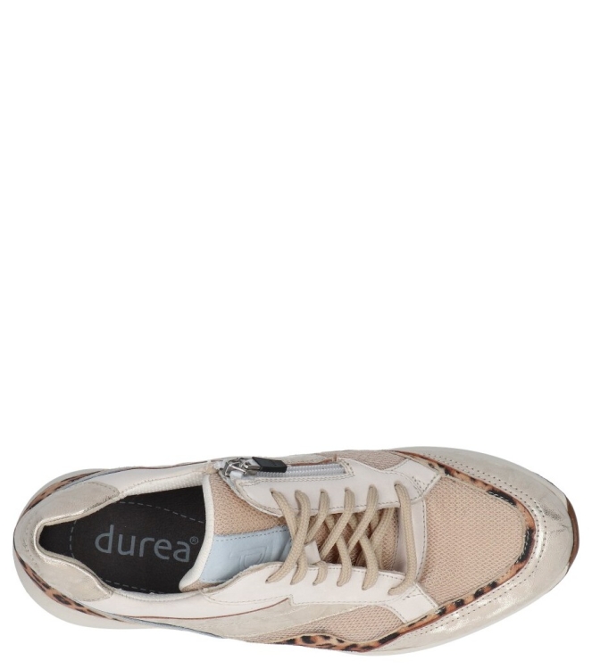 Durea Durea sneaker <span>6308 608 1971</span> 1971 PLATIN/BRUIN/BEIGE/OFFWHITE Durea sneaker <span>6308 608 1971</span> 6308 608 1971 beige - www.bremmerschoenen.live - Bremmer Schoenen