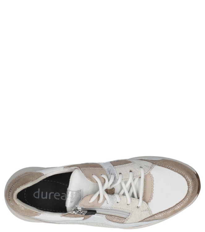 Durea Durea sneaker <span>6318 608 2077</span> 2077 TAUPE/WIT/ZILVER/IVOOR Durea sneaker <span>6318 608 2077</span> 6318 608 2077 beige - www.bremmerschoenen.live - Bremmer Schoenen