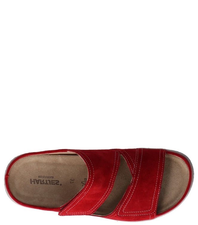 Hartjes Hartjes slipper <span>122.1222 27/00 Groove</span> 27/00 Hartjes slipper <span>122.1222 27/00 Groove</span> 122.1222 27/00 Groove rood - www.bremmerschoenen.live - Bremmer Schoenen