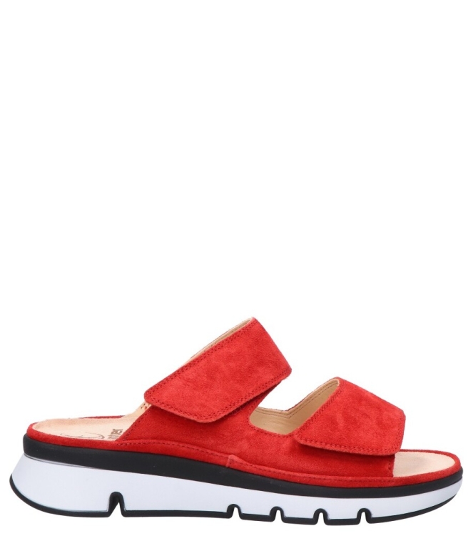 Ganter Ganter slipper <span>200652 4100 Gianna</span> 4100 Firered Ganter slipper <span>200652 4100 Gianna</span> 200652 4100 Gianna rood - www.bremmerschoenen.live - Bremmer Schoenen