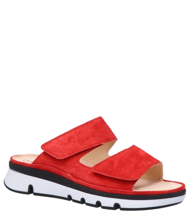 Ganter Ganter slipper <span>200652 4100 Gianna</span> 4100 Firered Ganter slipper <span>200652 4100 Gianna</span> 200652 4100 Gianna rood - www.bremmerschoenen.live - Bremmer Schoenen