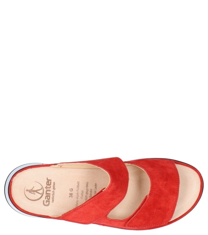 Ganter Ganter slipper <span>200652 4100 Gianna</span> 4100 Firered Ganter slipper <span>200652 4100 Gianna</span> 200652 4100 Gianna rood - www.bremmerschoenen.live - Bremmer Schoenen
