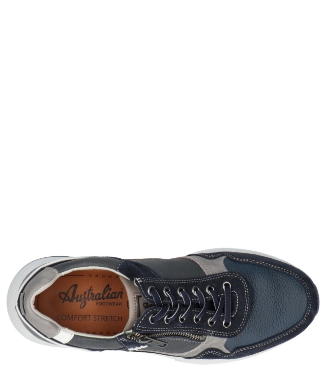 Australian Australian sneaker <span>15.1682.02 S02 Connery K blue</span> S02 blue grey Australian sneaker <span>15.1682.02 S02 Connery K blue</span> 15.1682.02 S02 Connery K blue blauw - www.bremmerschoenen.live - Bremmer Schoenen