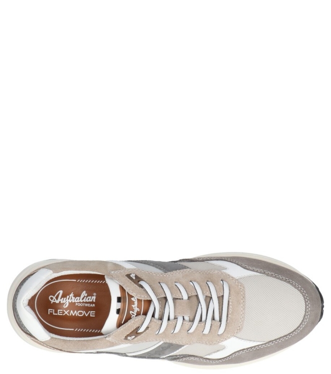 Australian Australian sneaker <span>15.1688.03 K15 Grants grey leather</span> K15 grey beige white Australian sneaker <span>15.1688.03 K15 Grants grey leather</span> 15.1688.03 K15 Grants grey leather grijs - www.bremmerschoenen.live - Bremmer Schoenen